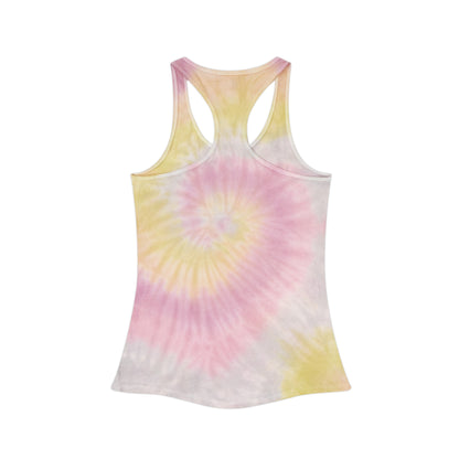 Tie Dye Racerback Bar 86 Life is Fucking Beautiful Tank Top