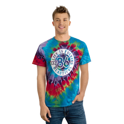 BAR 86 Life is Fucking Beautiful Tie-Dye Tee