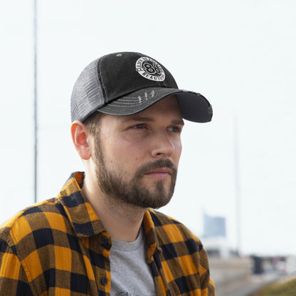 Trucker Hat with Life is Fucking Beautiful Embroidery